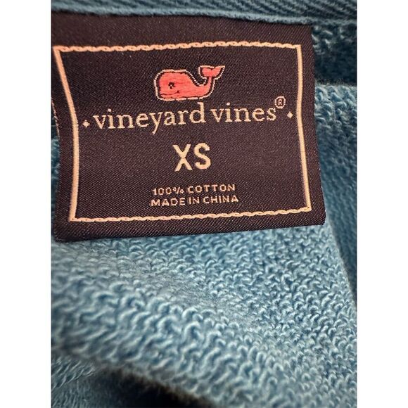 Vintage Vineyard Vines Men's XS Blue Pullover Hoodie Sweater - Picture 3 of 4
